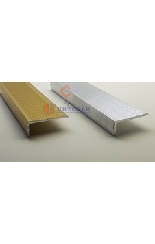Alüminyum Köşe Profil Merdiven 2.2CMx3.8CM Parlak Sarı 1.50 M Alüminyum Köşe Profil Merdiven 2.2CMx3.8CM Parlak Sarı 1.50 M