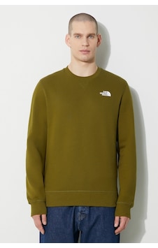 The North Face M Sımple Dome Crew Erkek Sweatshırt Nf0a7x1ıpıb1 Haki