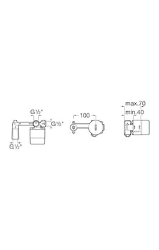 Roca Unıversal Ankastre Lavabo Sıva Altı Grubu A525220603