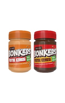 Bonkers Ballı Fıstık + Kakaolu Fıstık Ezmesi 2 x 315 G