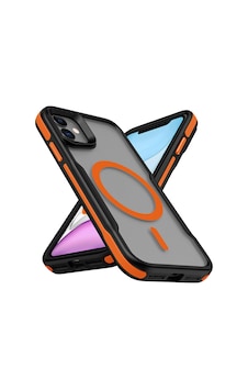 İphone 11 Kılıf Magsafe Airbag Kamera Yükseltili Silikon Mat Parmak İzi Tutmayan Alan Tech Turuncu İphone 11 Kılıf Magsafe Airbag Kamera Yükseltili Silikon Mat Parmak İzi Tutmayan Alan Tech Turuncu