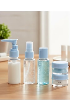 Seyahat İçin 5 Li Şeffaf Dolum Şişesi Seti 30 Ml Diğer