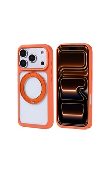 Zore İphone 17 Pro Max Kılıf M-safe Şarj Özellikli Standlı Nvth Piza Silikon Kapak - Turuncu Zore İphone 17 Pro Max Kılıf M-safe Şarj Özellikli Standlı Nvth Piza Silikon Kapak - Turuncu