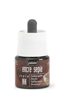 Pebeo Akrilik Kaligrafi Desen Mürekkebi Sepia 45ml Kahverengi