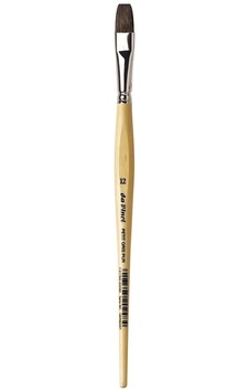 Da Vinci : Petit Gris Mix Düz Sulu Boya & Porselen Fırçası : Seri 991 : No:12