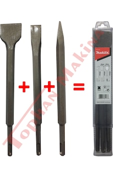 Makita D-30134 Sds Plus Keski Seti 3 Parça Makita D-30134 Sds Plus Keski Seti 3 Parça