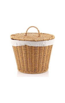Mien-9t02 Rattan Oval Sepet Kapaklı Kahverengi Mien-9t02 Rattan Oval Sepet Kapaklı Kahverengi