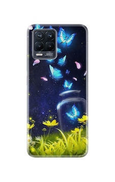 Realme 8 8 Pro Kılıf Desenli Silikon Flowers Fox 1309 Realme 8 8 Pro Kılıf Desenli Silikon Flowers Fox 1309