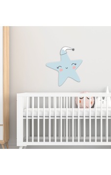 BK Gift Sevimli Yıldız Tasarımlı Çocuk Odası Ahşap Duvar Süsü-1 BK Gift Sevimli Yıldız Tasarımlı Çocuk Odası Ahşap Duvar Süsü-1
