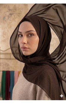 Sonbaharmoda Yüksek Kaliteli Düz Şifon Şal Şıklığı Ve Rahatlığı Bir Arada Kahverengi Sonbaharmoda Yüksek Kaliteli Düz Şifon Şal Şıklığı Ve Rahatlığı Bir Arada Kahverengi