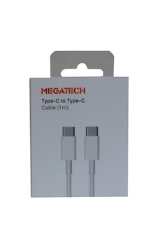 Megatech MG-IP15TT 1 M USB Type-C To Type-C Şarj Data Kablosu