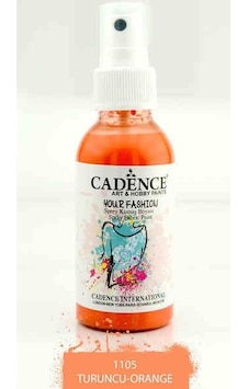 Cadence Your Fashion Sprey Kumaş Boyası 100 Ml. 1105 Portakal Cadence Your Fashion Sprey Kumaş Boyası 100 Ml. 1105 Portakal