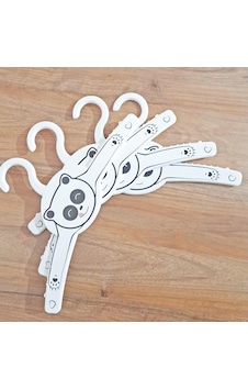 Gondol Çocuk Elbise Askısı Panda Desen 4 Lü G-228-p Diğer Gondol Çocuk Elbise Askısı Panda Desen 4 Lü G-228-p Diğer