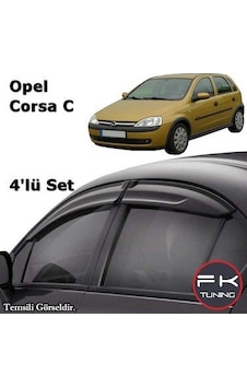Opel Corsa C Cam Rüzgarlığı Mugen Model 2000-2006 Opel Corsa C Cam Rüzgarlığı Mugen Model 2000-2006