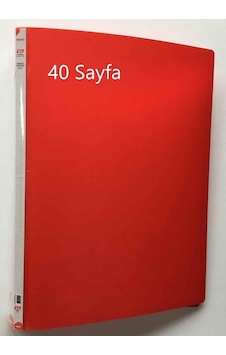 Noki Sunum Dosyası 40 Lı - Kırmızı Noki Sunum Dosyası 40 Lı - Kırmızı