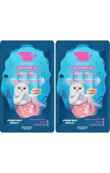 Sıvı Kedi Ödülü, Ton-palamut, 5x15 Gr 2 Paket Sıvı Kedi Ödülü, Ton-palamut, 5x15 Gr 2 Paket