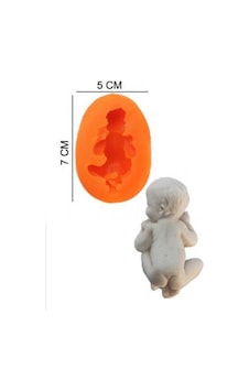 Şeker Hamur Kalıbı Silikon Erkek Bebek 5 7 Cm Şeker Hamur Kalıbı Silikon Erkek Bebek 5 7 Cm