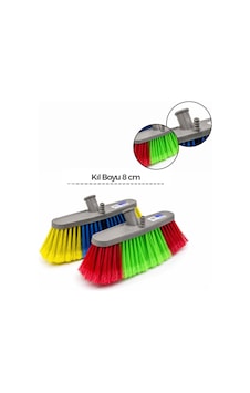 Günsan Oto Yıkama Fırçası 8cm Kıl Boyu 6 Sıra 013 112 Standart Islak Zemin Yumuşak Doku Cam - 12'li Paket