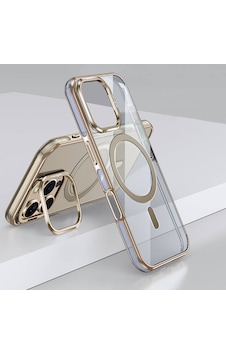Apple iPhone 16 Pro Max Uyumlu Kılıf Magsafe Şarj Özellikli Wlons Standlı Efsane Kapak Titanyum-gold Apple iPhone 16 Pro Max Uyumlu Kılıf Magsafe Şarj Özellikli Wlons Standlı Efsane Kapak Titanyum-gold