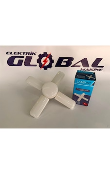 Lampist 36w 4+1 Pervane Armatür Led Ampul E27 Standart Duy Geniş Açılı Tavan Aydınlatması 4 Katlanabilir Kanat + 1 Merkez Spot Beyaz -6500k Lampist 36w 4+1 Pervane Armatür Led Ampul E27 Standart Duy Geniş Açılı Tavan Aydınlatması 4 Katlanabilir Kanat + 1 Merkez Spot Beyaz -6500k