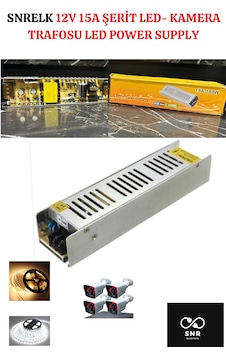 Snrelk 12v-15a Güvenlik Kamerası- Şerit Led Trafosu Led Power Sup