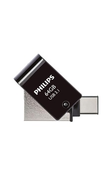 Fm12dc152b/00 128gb 2 In 1 Type-c/usb 3.1 Siyah Gri Usb Flash Bellek