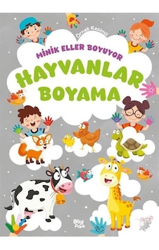 Minik Eller Boyuyor Hayvanlar Boyama Kitabı Örnek Resimli Minik Eller Boyuyor Hayvanlar Boyama Kitabı Örnek Resimli