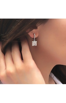 Starlight Diamond Baget Pırlanta Montür Gümüş Küpe Starlight Diamond Baget Pırlanta Montür Gümüş Küpe