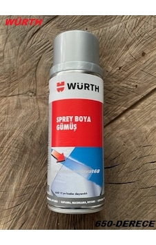 Würth Gümüş Renk 650 Derece Isıya Dayanıklı Boya Eksoz Ve Soba Boyası 400ml Gümüş Würth Gümüş Renk 650 Derece Isıya Dayanıklı Boya Eksoz Ve Soba Boyası 400ml Gümüş