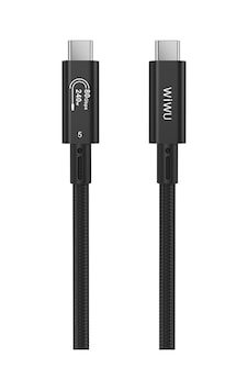 Wiwu Wi-c102 Type-c To Type-c Thunderbolt 5 Kablo 16k Ultra Hd 240w 180cm Siyah