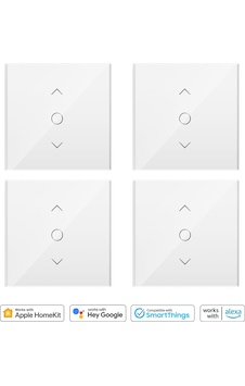 Meross mrs100-4 Wi-fi Uzaktan Kontrollü 4'lü Akıllı Panjur Anahtarı Meross mrs100-4 Wi-fi Uzaktan Kontrollü 4'lü Akıllı Panjur Anahtarı