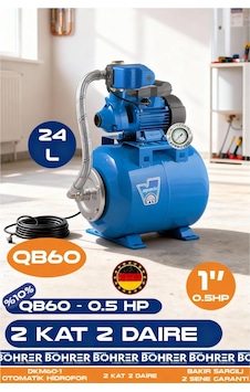 2 Kat 2 Daire - 0.5 Hp Yatay 24l Genleşme Tanklı Bahçe Ve Ev Tipi Otomatik Hidrofor Sistemi 2 Kat 2 Daire - 0.5 Hp Yatay 24l Genleşme Tanklı Bahçe Ve Ev Tipi Otomatik Hidrofor Sistemi