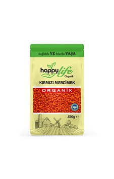 Mhs Happylife Organik Kırmızı Mercimek 500 Gr 500 G Mhs Happylife Organik Kırmızı Mercimek 500 Gr 500 G