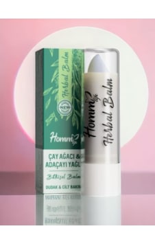 Homm Life Çay Ağacı ve Adaçayı Yağlı Bitkisel Dudak Balmı 5 ML