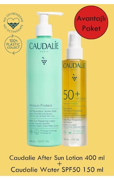 Caudalie Very High Protection Water Spf50 150 Ml + Caudalie After Sun Repairing Lotion 400 Ml Caudalie Very High Protection Water Spf50 150 Ml + Caudalie After Sun Repairing Lotion 400 Ml