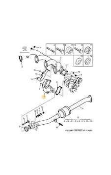 Ekzost Flanşı Peugeot 0382.r2 Ekzost Flanşı Peugeot 0382.r2