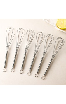 Metal Mini Çırpıcı 6'lı - 13 Cm Metal Mini Çırpıcı 6'lı - 13 Cm
