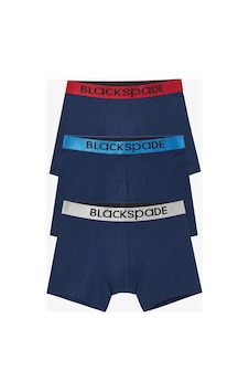 Blackspade Erkek Boxer 3lü Paket Modern Basics 9471 - Mavi Çok Renkli Blackspade Erkek Boxer 3lü Paket Modern Basics 9471 - Mavi Çok Renkli