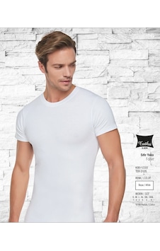 Tutku Erkek Penye 0 Yaka Yarım Kollu 6'lı Paket Atlet 001 Tutku Erkek Penye 0 Yaka Yarım Kollu 6'lı Paket Atlet 001