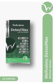 Detoximax 30 Kapsül Devedikeni, Enginar & Zerdeçal İçeren Bitkisel Takviye Detoximax 30 Kapsül Devedikeni, Enginar & Zerdeçal İçeren Bitkisel Takviye