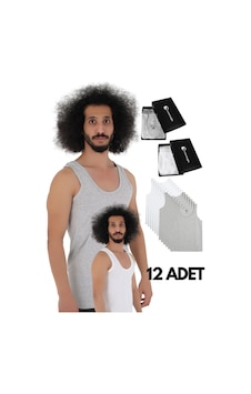 Cennetoğlu 12 Adet Erkek Penye Atlet Ekonomik Paket Karışık3 Karışık3 Cennetoğlu 12 Adet Erkek Penye Atlet Ekonomik Paket Karışık3 Karışık3