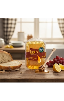 Fanus Organik Petekli Çiçek Balı 220 Gr