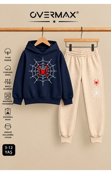 Overmax Örümcek Ağ Baskılı Kapüşonlu Sweatshirt & Eşofman Altı Takım 3-12 Yaş Lacivert-bej - 921046944 Lacivert-bej Overmax Örümcek Ağ Baskılı Kapüşonlu Sweatshirt & Eşofman Altı Takım 3-12 Yaş Lacivert-bej - 921046944 Lacivert-bej