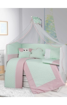 Aras Bebe Joli Uyku Seti 60x120 CM - Yeşil Aras Bebe Joli Uyku Seti 60x120 CM - Yeşil