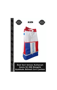 Grey Cat Özel Seri Unisex Kullanışlı Geniş Sç-500 Büzgülü Ayakkabı Bölmeli Sırt Çantası Diğer