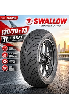 Swallow 130/70-13 Tl 6 Pr Motosiklet Dış Lastiği Swallow 130/70-13 Tl 6 Pr Motosiklet Dış Lastiği