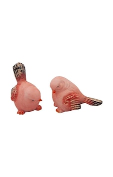 Mini Güvercin 2'li Pembe 12x8 Cm Mini Güvercin 2'li Pembe 12x8 Cm