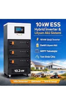 10 Kw / 10.2 Kw Ess Energy Storage System İnverter