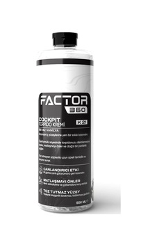 Factor 360 Cockpit Torpido Kremi Beyaz Vanilya Kokulu 500 Ml Factor 360 Cockpit Torpido Kremi Beyaz Vanilya Kokulu 500 Ml