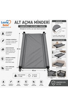 Bebek Alt Açma Minderi Bakım Örtüsü Silenebilir Kolay Kullanım 65 X40 Cm Gri Bebek Alt Açma Minderi Bakım Örtüsü Silenebilir Kolay Kullanım 65 X40 Cm Gri